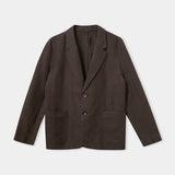 ENVER blazer linen coffee