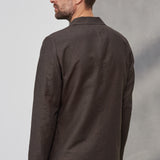 ENVER blazer linen coffee