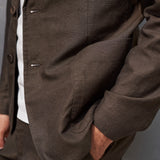 ENVER blazer linen coffee