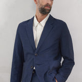ENVER blazer linen navy