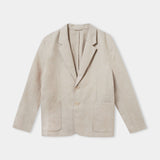 ENVER blazer linen sand