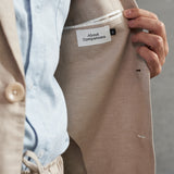 ENVER blazer linen sand