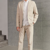 ENVER blazer tencel taupe