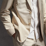 ENVER blazer tencel taupe