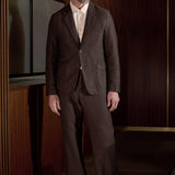 ENVER blazer winter linen coffee