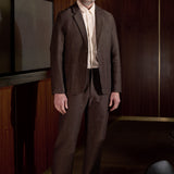 ENVER/WABAN suit winter linen coffee