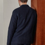 ENVER blazer winter linen navy