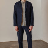 ENVER blazer winter linen navy