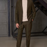 ENVER blazer winter linen olive