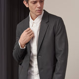 ENVER blazer wool black olive