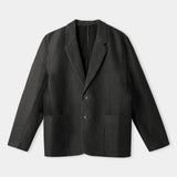 ENVER blazer winter linen black olive