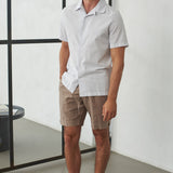 JIM shorts linen walnut