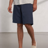 JONNY shorts linen cold navy