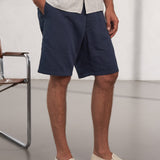 JONNY shorts linen cold navy