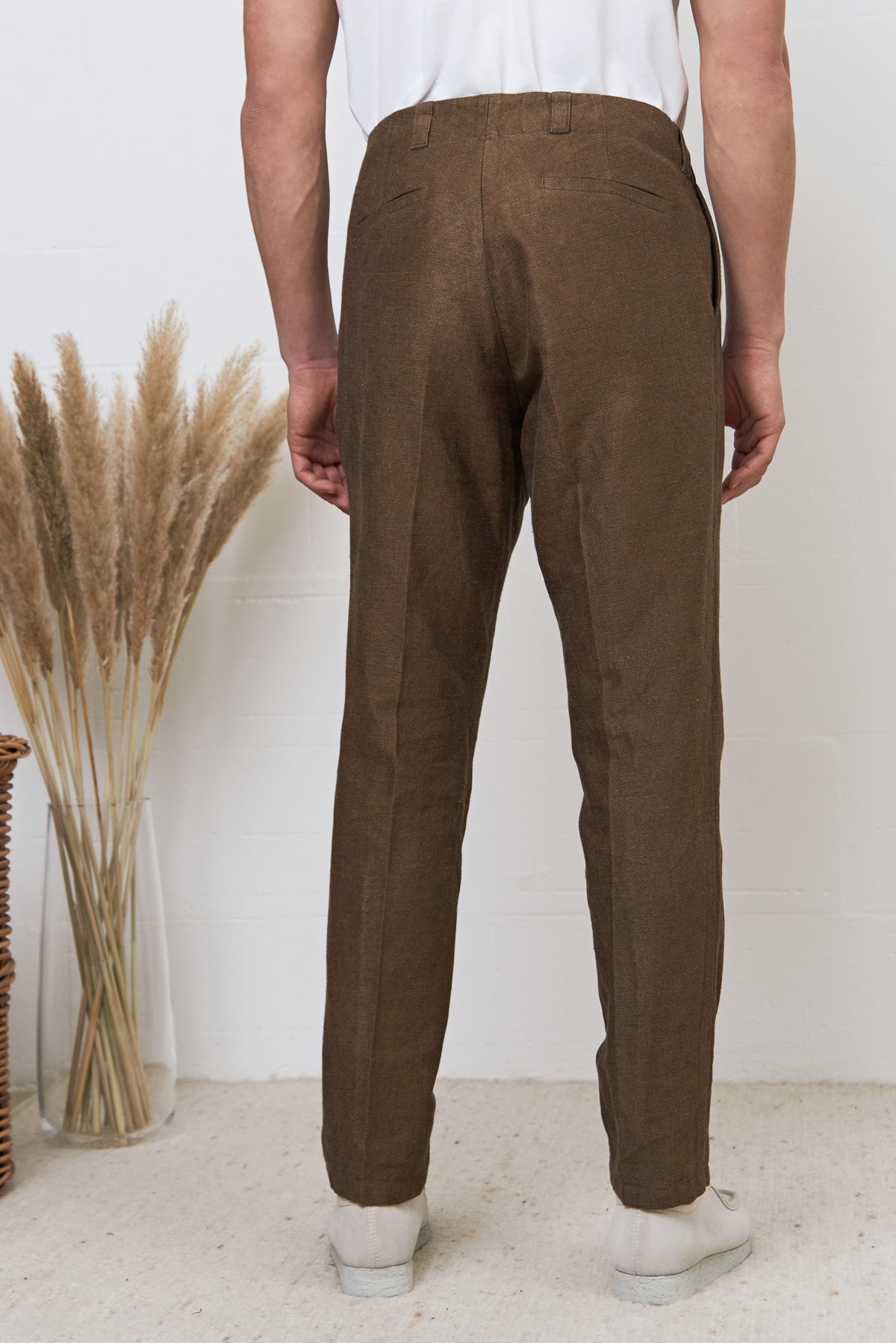 JOSTHA trousers camel winter linen
