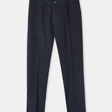 JOSTHA trousers eco flannel cold navy
