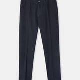 JOSTHA trousers flannel cold navy