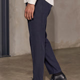 JOSTHA trousers flannel cold navy