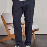 JOSTHA trousers eco deep sea flannel