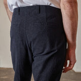 JOSTHA trousers eco deep sea flannel
