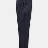 JOSTHA trousers eco deep sea flannel