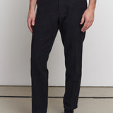 JOSTHA trousers eco flannel melange black