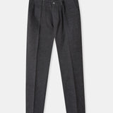 JOSTHA trousers eco flannel melange grey