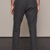 JOSTHA trousers eco flannel melange grey