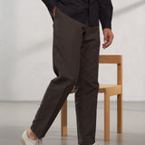 JOSTHA trousers linen coffee