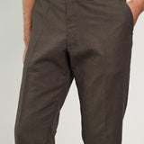 JOSTHA trousers linen coffee