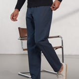 JOSTHA trousers tencel cold navy