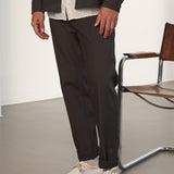 JOSTHA trousers tencel graphite brown