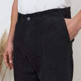 JOSTHA trousers winter linen black