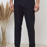 JOSTHA trousers winter linen black