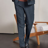 JOSTHA trousers winter linen cold navy