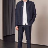 JOSTHA trousers navy winter linen