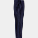 JOSTHA trousers navy winter linen