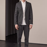 JOSTHA trousers wool black olive