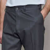 JOSTHA trousers wool black olive
