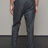 JOSTHA trousers wool black olive