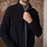 JURI jacket eco structured cotton black