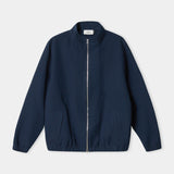 JURI jacket eco structured cotton blue