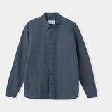 KEN shirt eco brushed cotton cold navy
