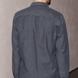KEN shirt eco brushed cotton cold navy