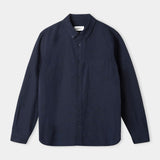 KEN shirt eco brushed cotton striped navy