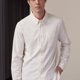 KEN shirt eco brushed cotton striped white