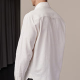 KEN shirt eco brushed cotton striped white