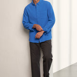 KEN shirt eco crepe sky blue