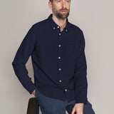 KEN shirt eco grid navy