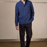 KEN shirt structured indigo mid blue